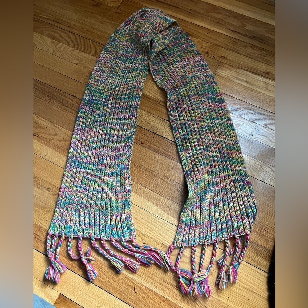 Vibrant multicolor scarf - Picture 3 of 4